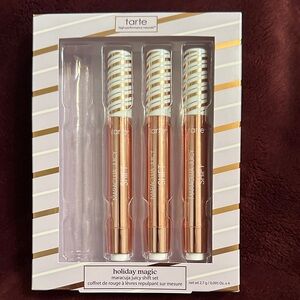 New- Tarte Maracuja Juicy Lip Shift Set - Holiday Magic Rose Gold
